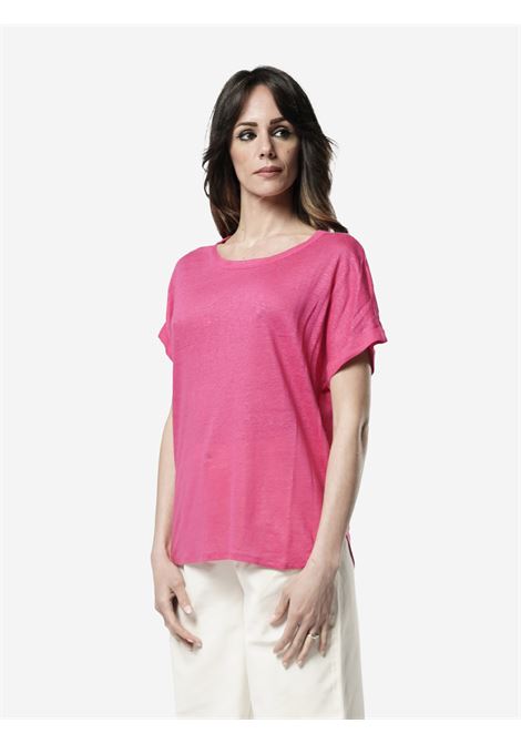 Hanami t-shirt girocollo fluida DES PETIT HAUTS | T- Shirt | HANAMI-1E24023111314